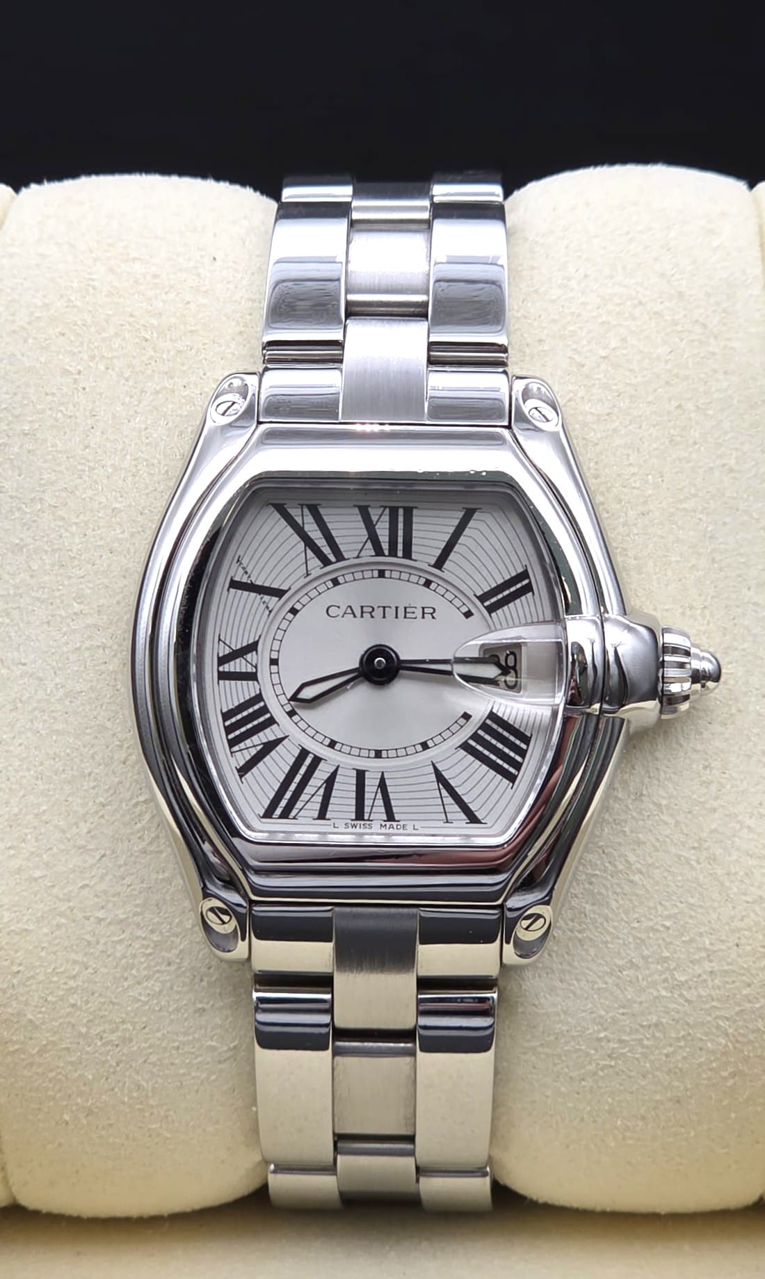 Mint 2016 Cartier Roadster W62016V3 Roman dial - Image 2
