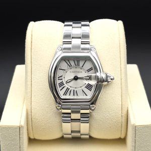 Mint 2016 Cartier Roadster W62016V3 Roman dial