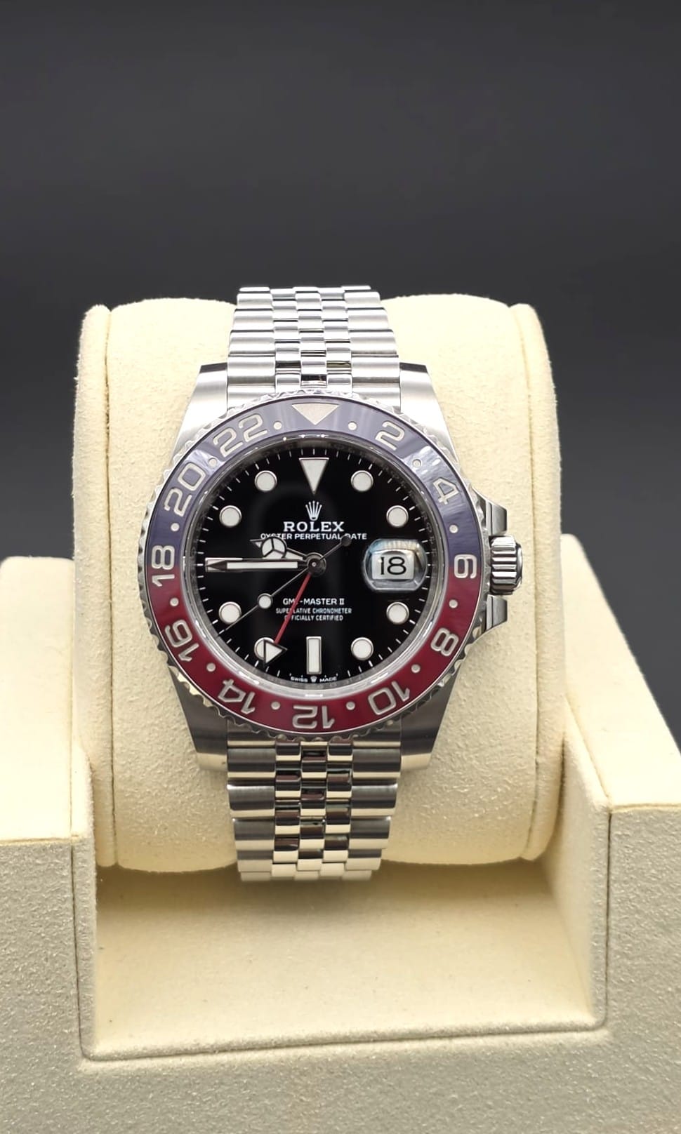 Mint 2020 Rolex GMT Master II Pepsi Jubilee 126710BLRO Black Dial 40mm