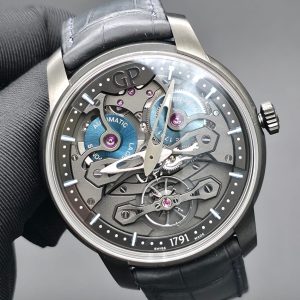 Alternative view of LNIB 2026 Girard Perregaux Neo Bridges Earth To Sky Edition 84000-21-632-BH6A 45mm