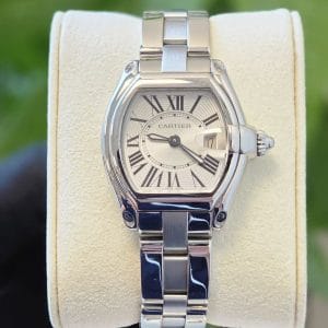 Mint 2016 Cartier Roadster W62016V3 Roman dial
