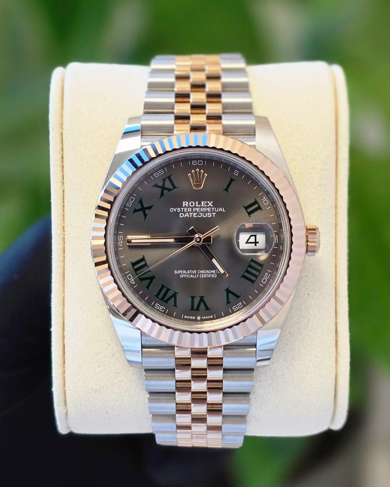 LNIB 2022 Rolex Datejust Jubilee 126331 Wimbledon Dial 41mm