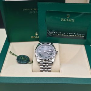 Mint 2023 Rolex Datejust 41 Wimbledon 126334 - Image 6