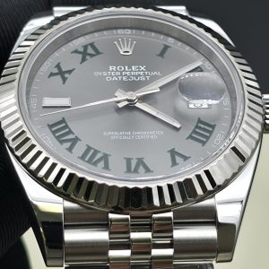 Alternative view of Mint 2023 Rolex Datejust 41 Wimbledon 126334