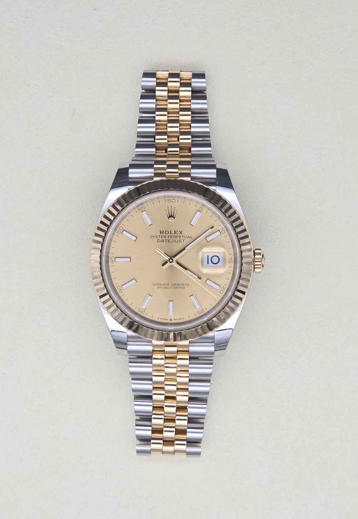 Rolex Datejust Jubilee 41mm 126333 Champagne dial
