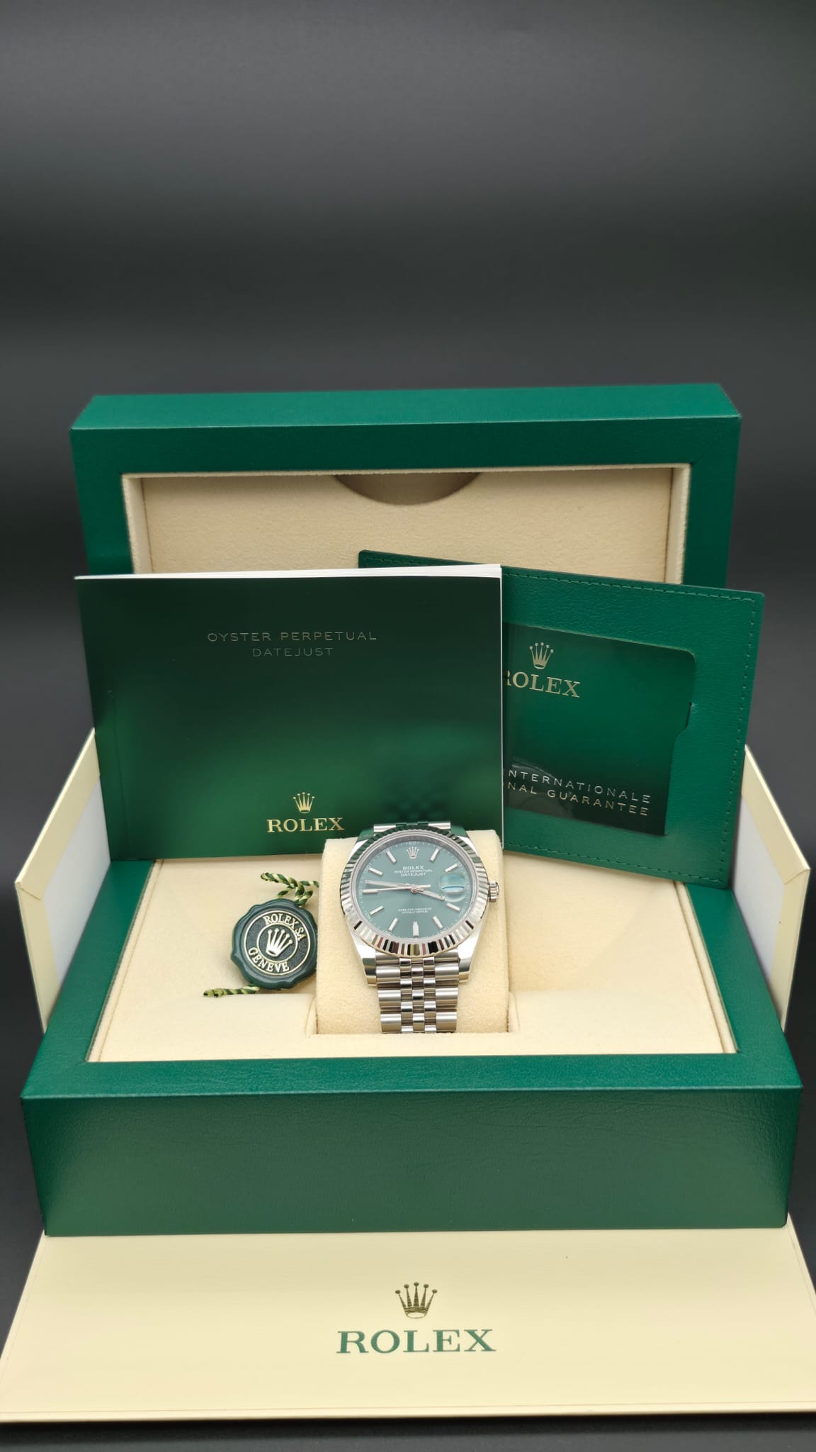 Rolex Datejust 41mm Mint Green