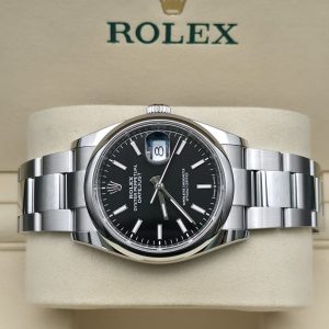 Alternative view of Mint 2025 Rolex Datejust Oyster Black Dial 126200 36mm