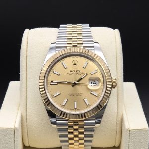 Mint 2025 Rolex Datejust 41mm Jubilee 126333 Champagne Dial