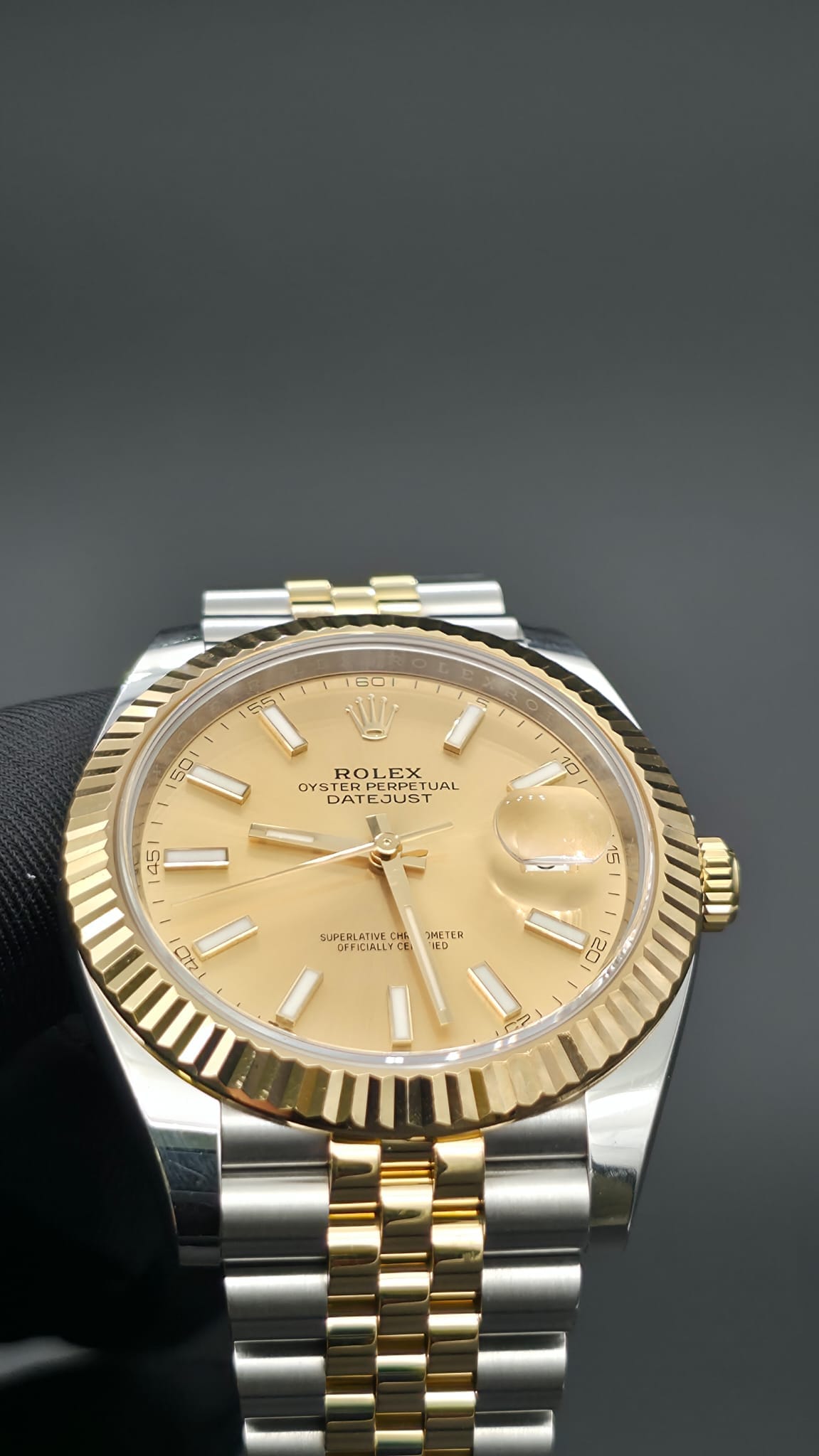 Rolex Datejust Jubilee 41mm 126333 Champagne dial