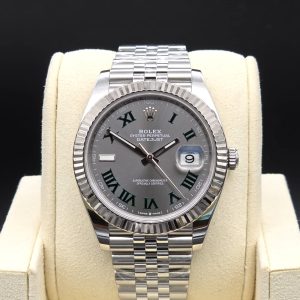 Mint 2023 Rolex Datejust 41 Wimbledon 126334
