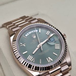 LINB DEC 2025 Datejust President Olive Green Roman 40 228235 - Image 3