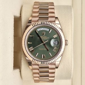 LINB DEC 2025 Datejust President Olive Green Roman 40 228235