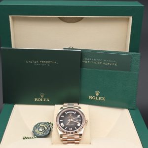 Brand New 2026 Rolex Day-Date 40 Slate Ombré Dial 228235 - Image 4