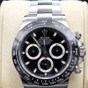 Alternative view of Mint 2023 Rolex Daytona Black Dial Godzilla 116500LN