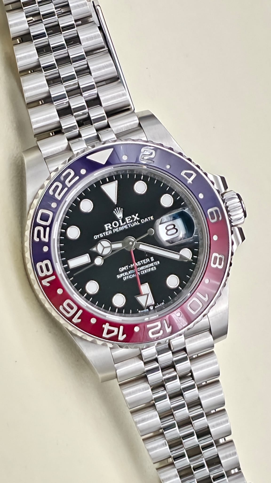 Mint 2021 Rolex GMT Master II Pepsi Jubilee 126710BLRO - Image 5