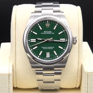 New 2025 Rolex Oyster Perpetual 134300 Green Dial 41mm