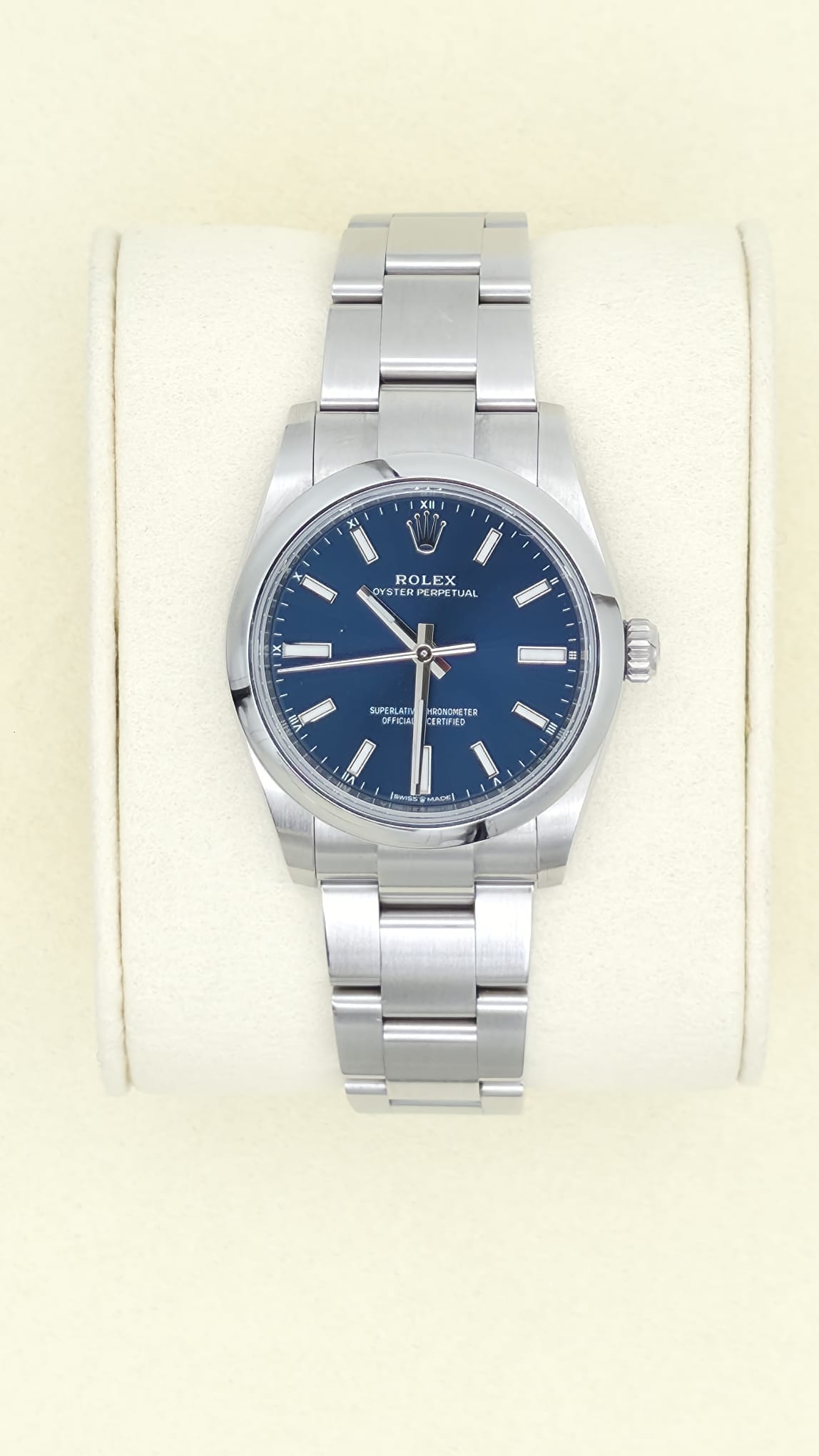 Rolex Oyster Perpetual 34mm Blue