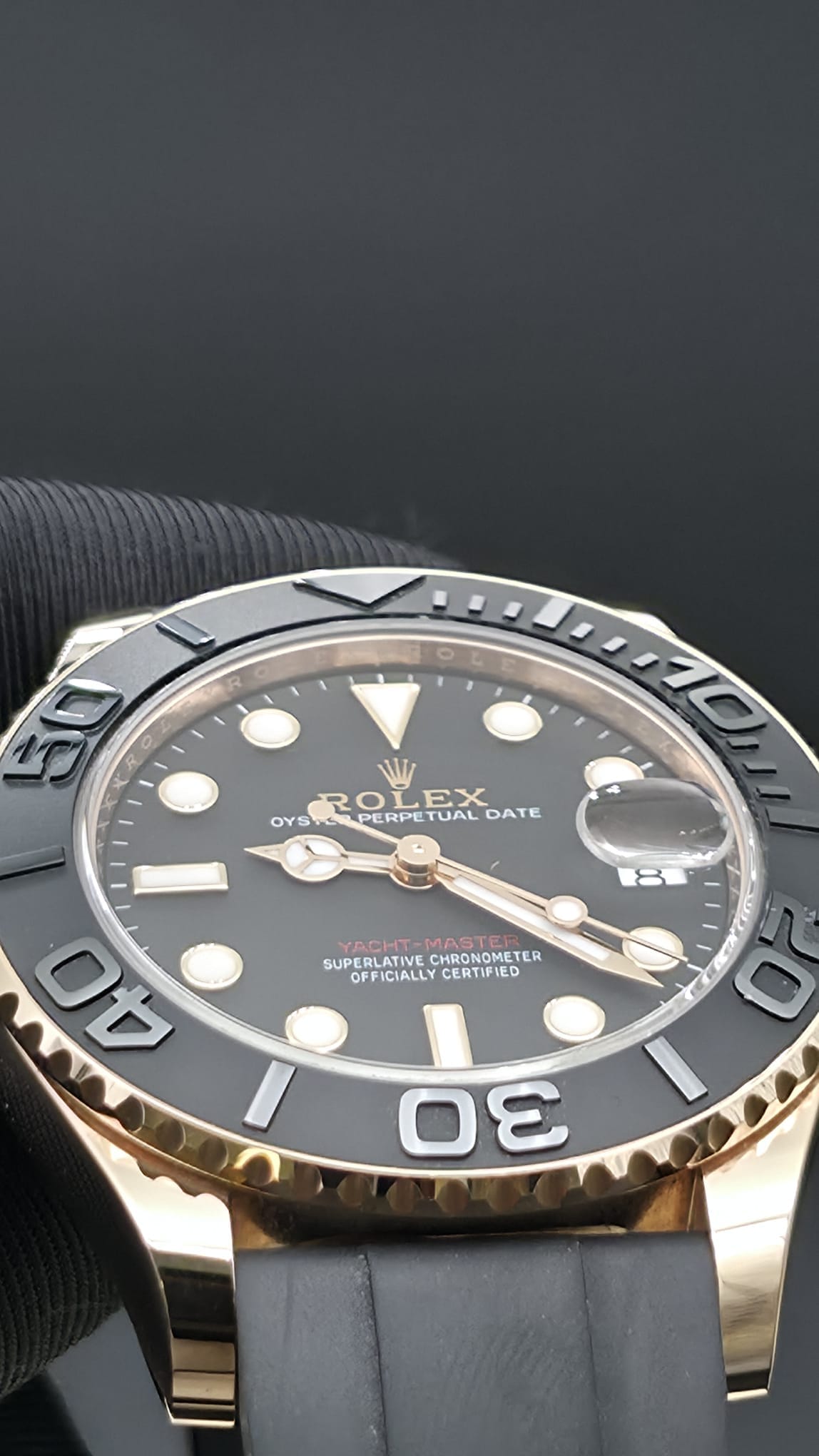 Mint 2024 Rolex Yacht-Master 37 Everose Gold 268655 - Image 3