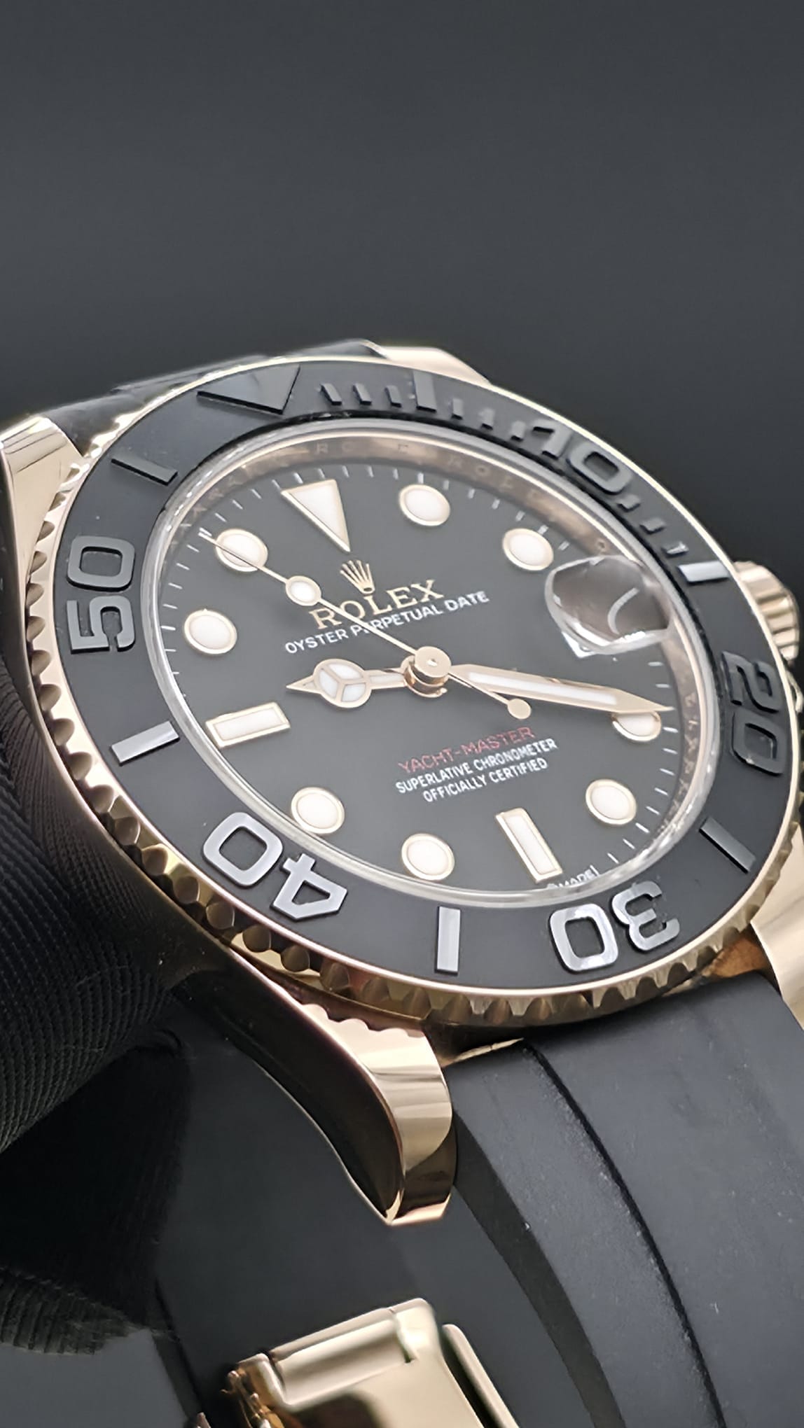 Mint 2024 Rolex Yacht-Master 37 Everose Gold 268655 - Image 2