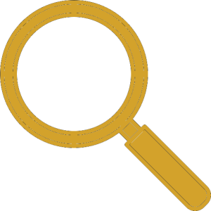 Solid magnifying glass